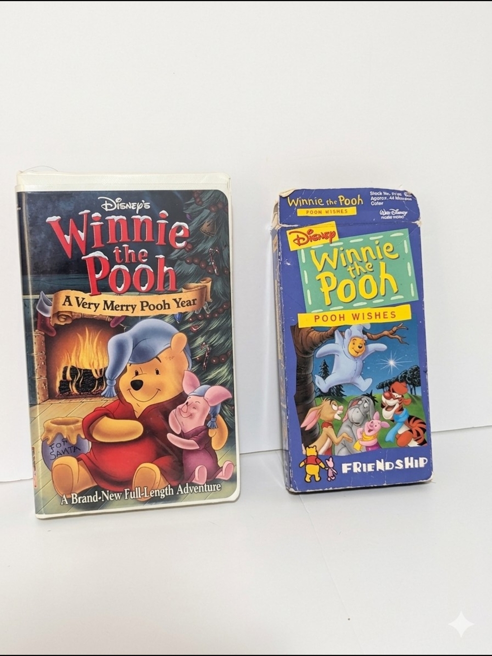 Disney Winnie the Pooh VHS Pack - Blue, Yellow and Red